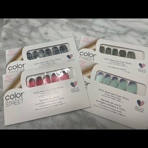 4 sets of Color Street nails 💅